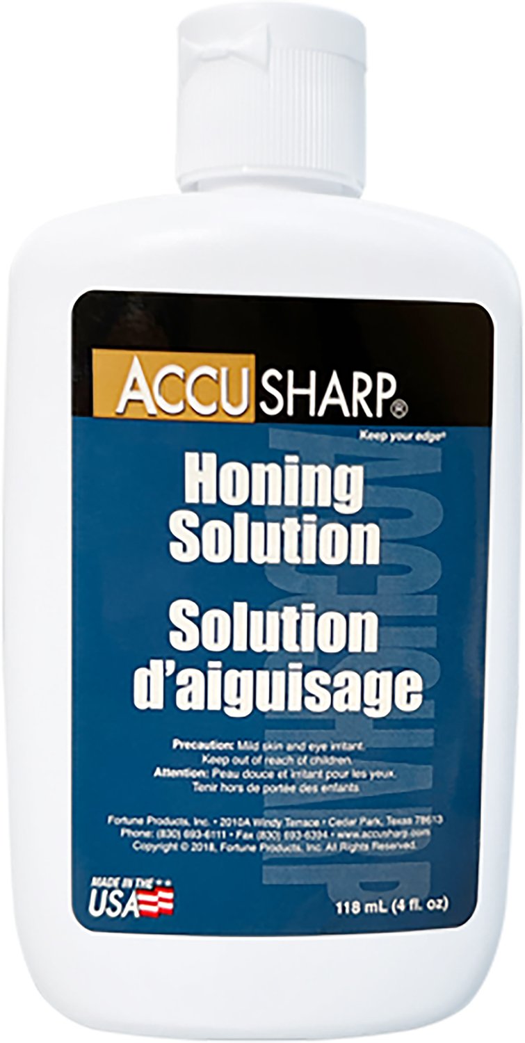 AccuSharp 068C Honing Solution 4 oz Bottle - Traditional Stone Sharpening - FPI