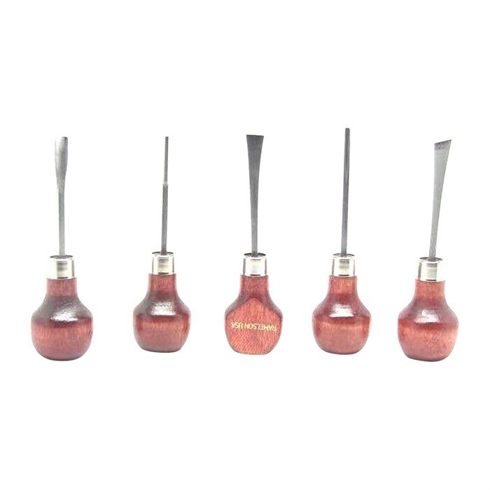 U.J. Ramelson 107 Basic Palm Woodcarving 5-Piece Set - U.J. RAMELSON