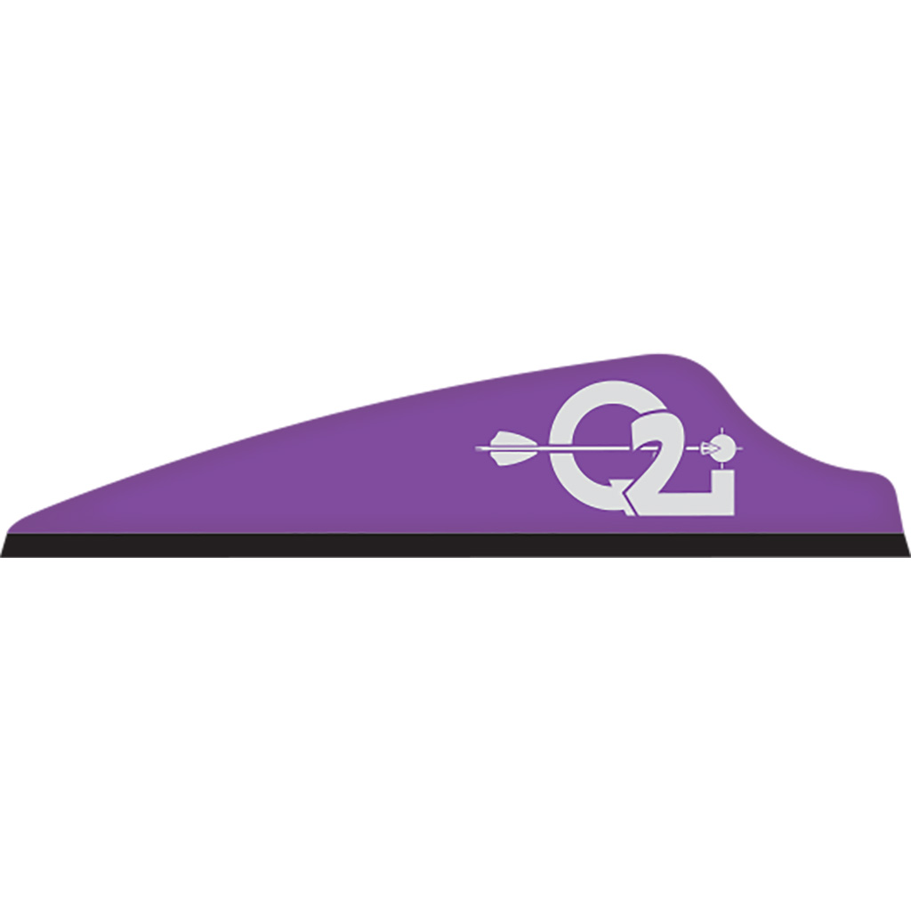 Q2i Q200411 Fusion X-II SL Vanes Violet 1.75" 100pk Ultra-Low Profile