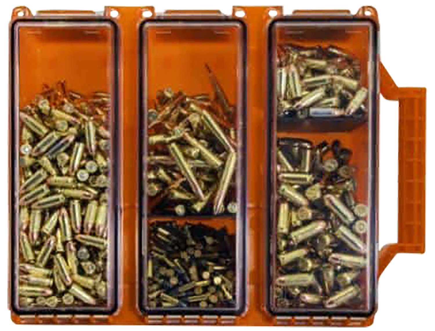 Berry's 88664 Tri-Can Triple Ammo Can Orange Plastic with Cam-Lock Latch - Berry's Mfg - TRI-CAN