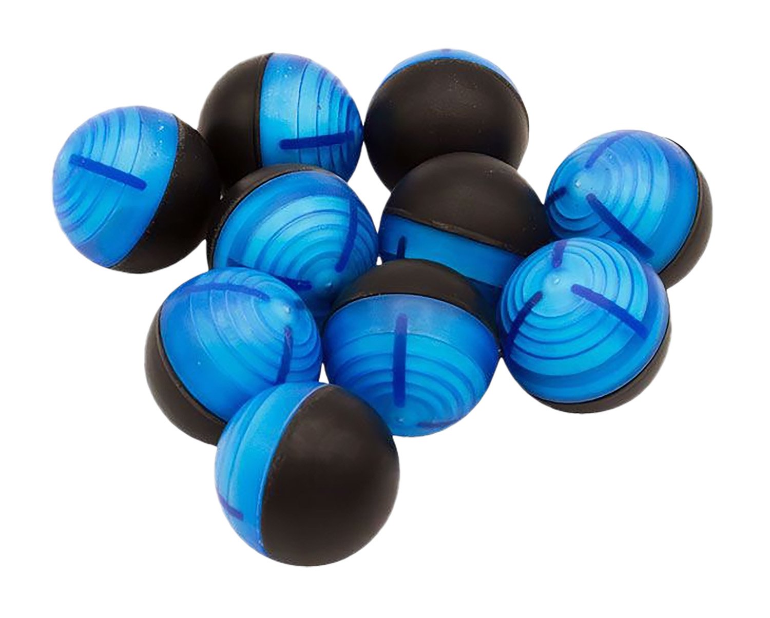 Umarex USA 2292310 Core Defense Powder Ball Black/Blue 10 Pack - UMA - 0.68
