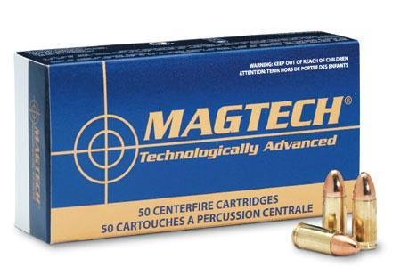 Magtech 25 Auto 50gr FMJ Brass Cased Pistol Ammo 50 Rounds