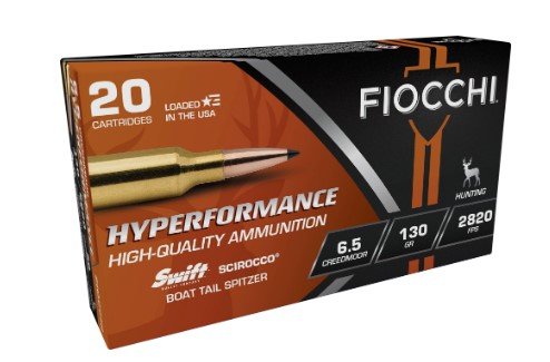 Fiocchi 65CMSCA 6.5 Creedmoor 130gr Swift Scirocco II 20 Rounds - Fiocchi - SWIFT SCIROCCO II BOAT TAIL SPITZER