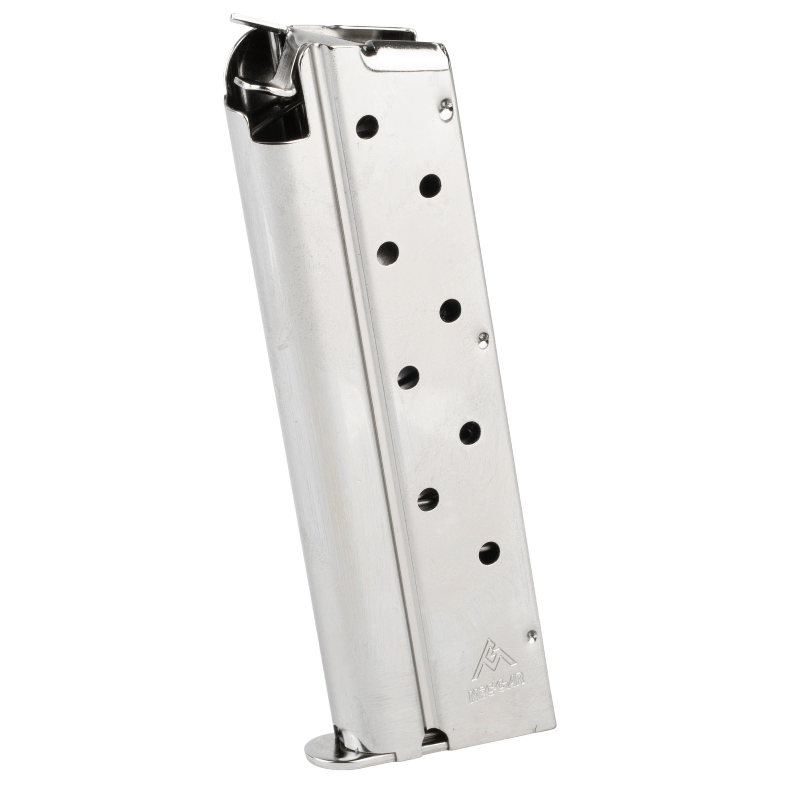 Mec-Gar MGCGOV9LN 1911 9mm 9rd Nickel Carbon Steel Magazine