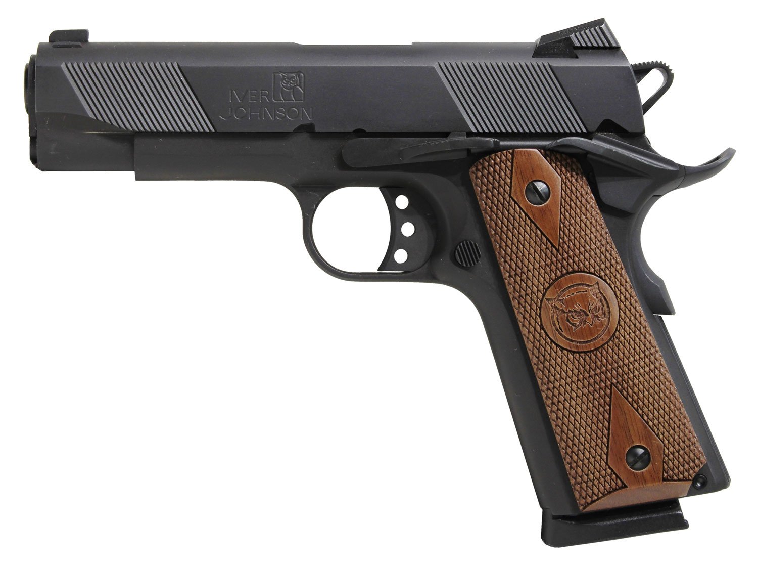 Iver Johnson Hawk Matte 45 ACP 4.25 in Barrel Matte Blue 8 Round Pistol
