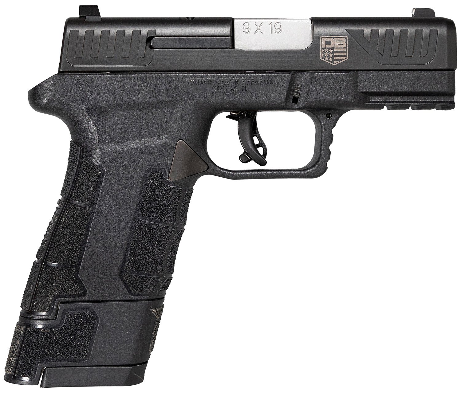 Diamondback AM2 9mm Pistol 3.5" Barrel Black - Diamondback Firearms - 9mm