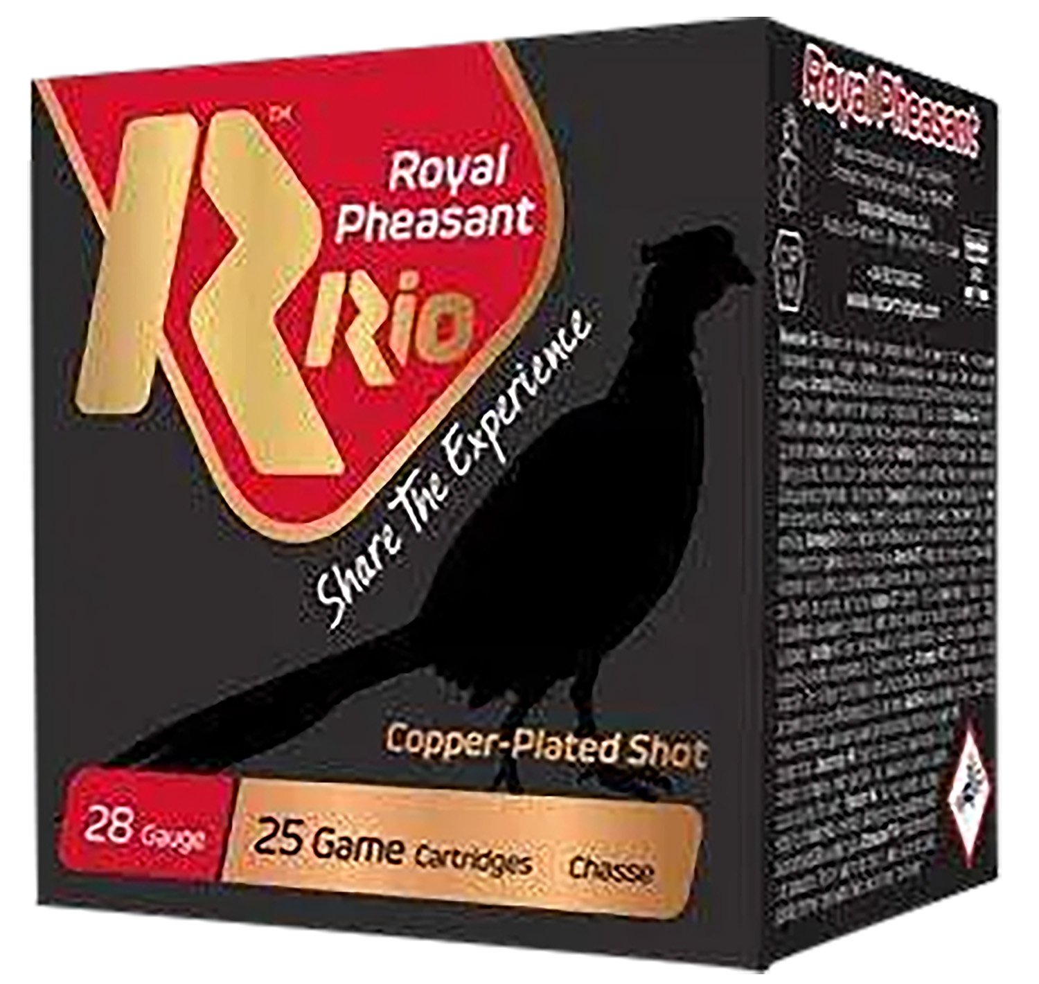 Rio Ammunition RPC285 Royal Pheasant 28Ga 2.75" 5 Shot 25/Box