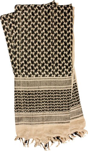 Red Rock Shemagh Head Wrap Khaki/black - Red Rock Gear