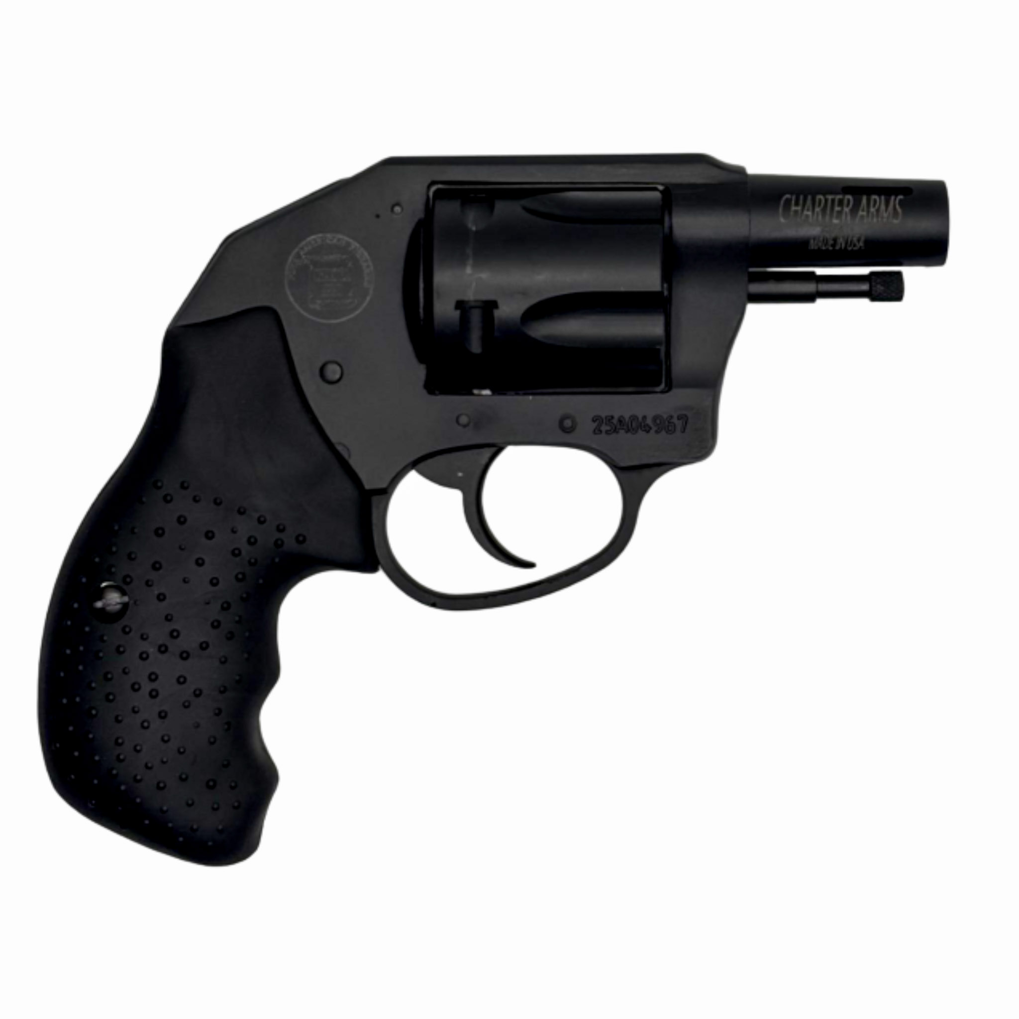 CHARTER ARMS BOOMER 9MM 2IN BARREL 5RD BLACK PASSIVATE ALUM FRAME SMOOTH WOOD GRIP CONCEALED HAMMER 19959