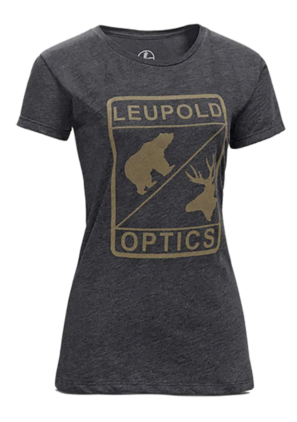 Leupold & Stevens Women's Optics V-Neck Tee - Graphite X-Large