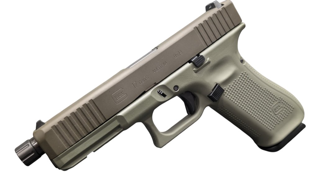 GLOCK 17 GEN 5 9MM TWO TONE ODG PISTOL 4.49" 3-15RD MAGS