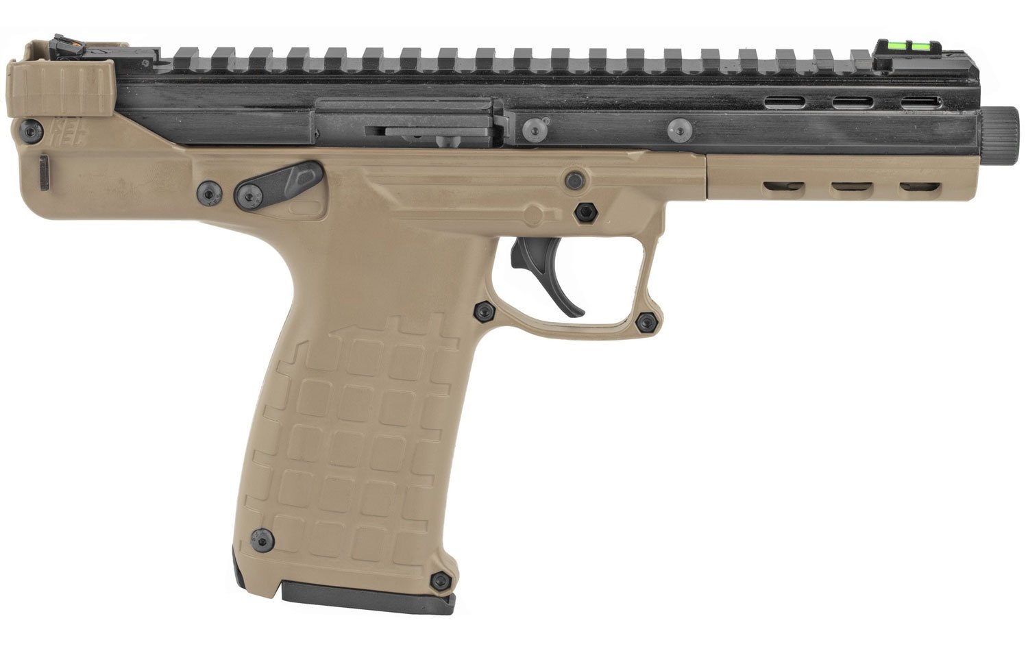 Kel-Tec CP33TAN CP33 22 LR 33+1 5.50" Black Ported/Threaded Barrel... - Kel-Tec - 22 LR