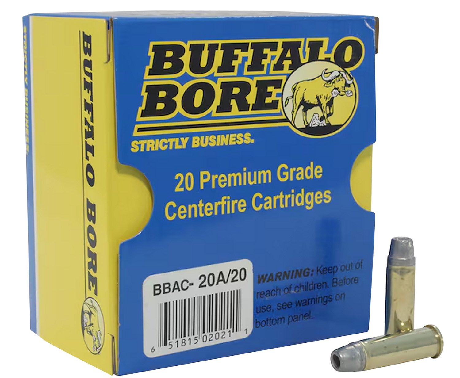 Buffalo Bore 20A20 .38 Special +P 158gr Soft Cast HP Ammo 20 Rounds - BBA - SOFT CAST HOLLOW POINT