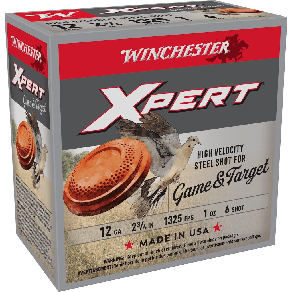 Winchester Ammo Super X Xpert High Velocity 12 Gauge 2.75" 1 oz 1325 fps 6 Shot 25 Bx/10 Cs - Winchester - 12 Gauge