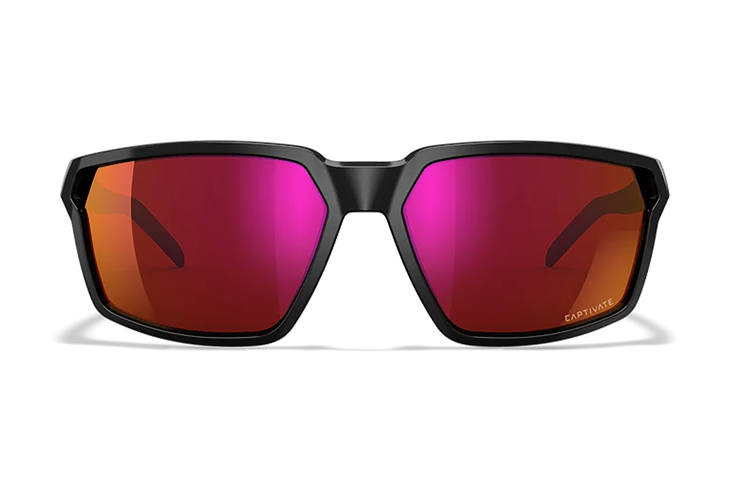 Wiley X AC6SRA06 Sierra M/L Red Mirror Lens Polycarbonate Gloss Black Frame - WILEYX - GLOSS BLACK