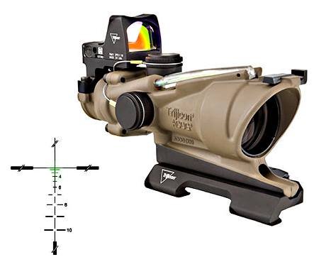 Trijicon ACOG TA31-D-100554 4x32mm .223 Flat Dark Earth 15 oz Crosshair - Trijicon - 32MM