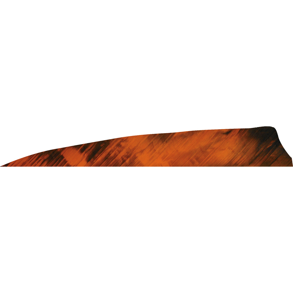 Gateway 400LSTOR-50 Shield Cut Feathers, Tre Orange, 4in, 50 Pack