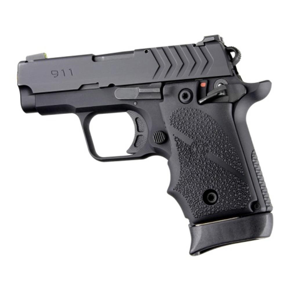 Springfield Armory 911 .380 Rubber Grip with Ambi Safety & Finger Grooves - Hogue 48080