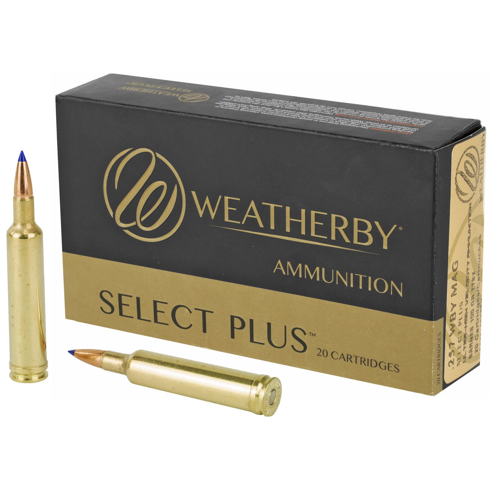Buy Weatherby B257100TTSX .257 Wby Mag 100gr Barnes TTSX Ammo 20 Rounds 3570fps online