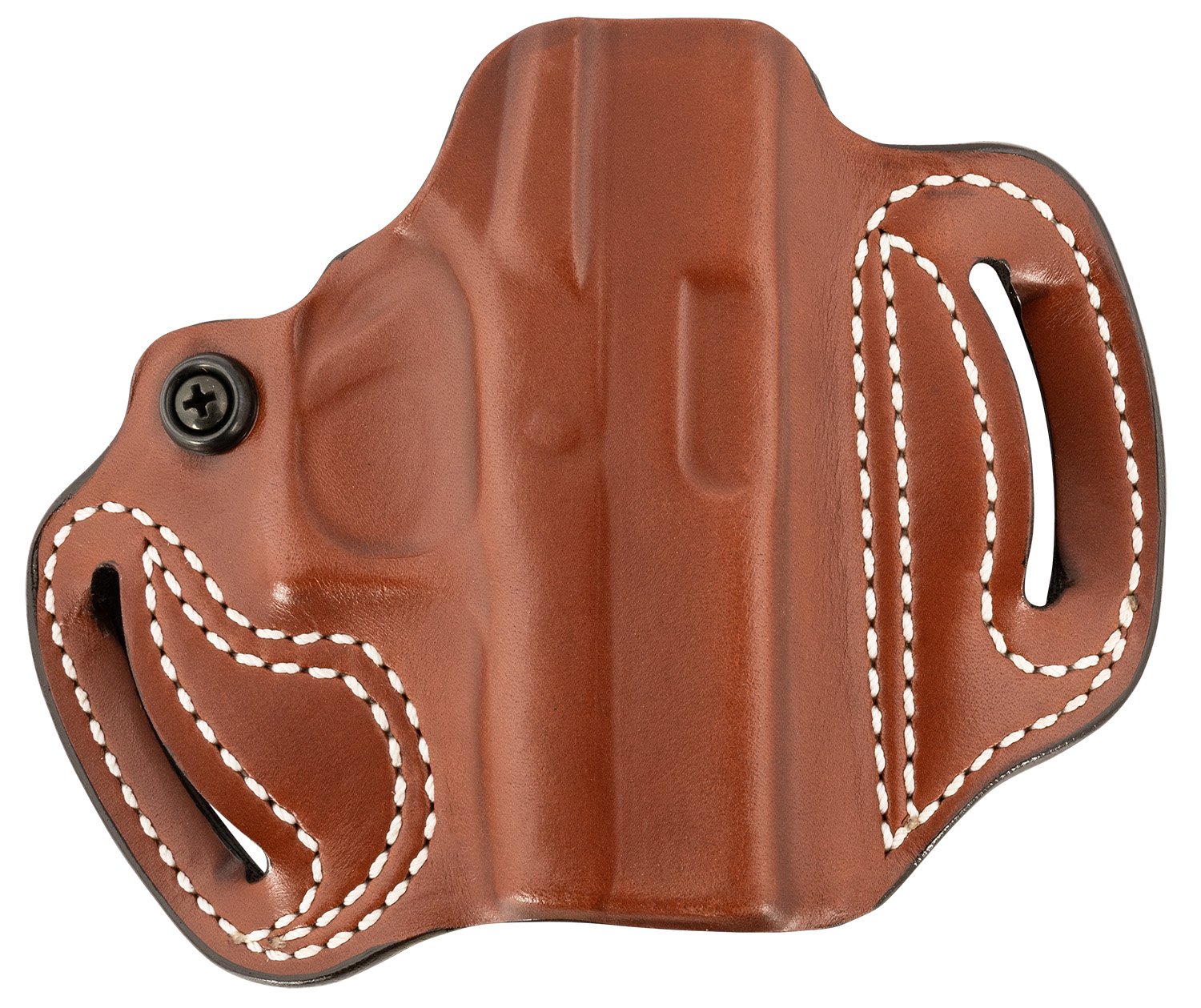 DeSantis 086TA8BZ0 Mini Slide Tan Leather Holster for Glock 43/43X/48