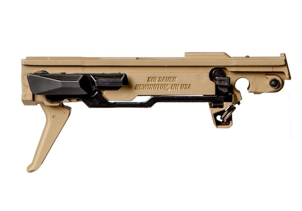 Sig SAUER P365 Custom Works Fire Control Unit 9/380 Flat Blade Gold Frame