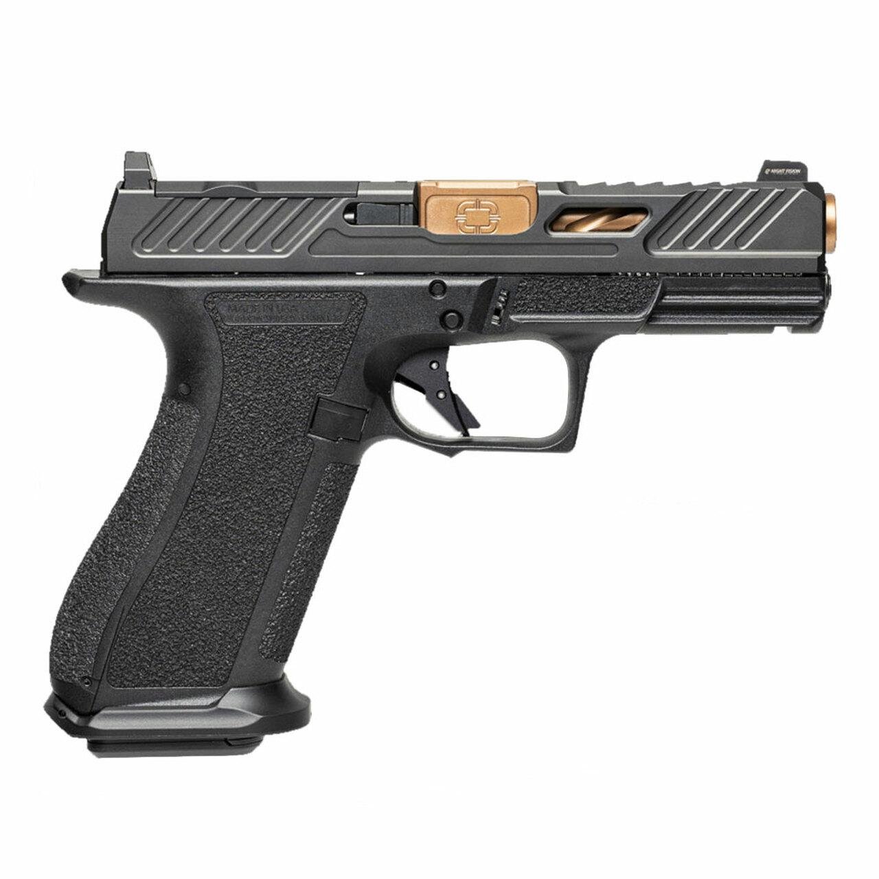 Shadow Systems XR920 Elite Optic Cut Handgun 9mm Luger 17rd Magazine 4 Bronze Barrel Black Grip - Shadow Systems - 9MM