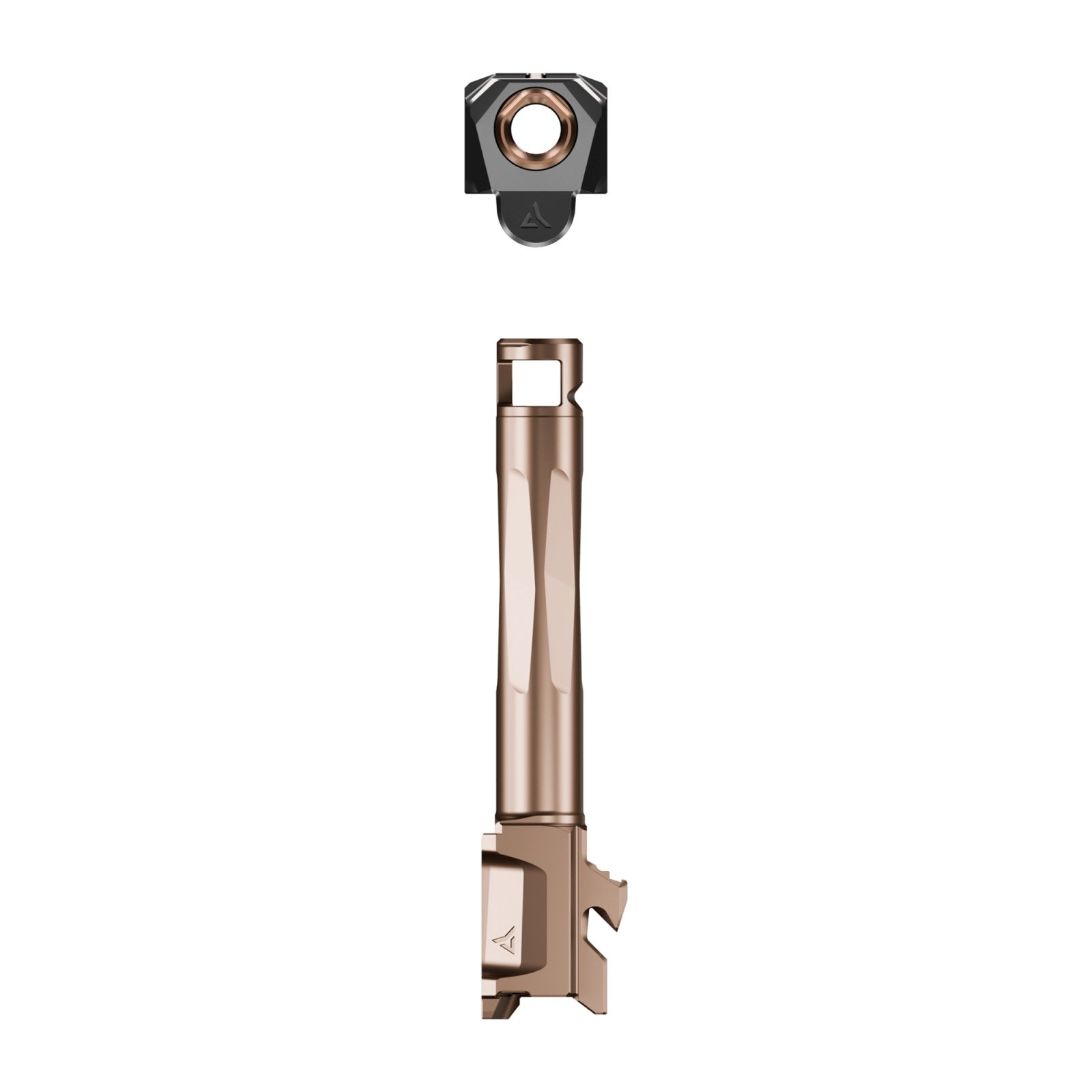 Buy Radian Weapons R0945 Afterburner + Ramjet Bronze Fits Ruger RXM Barrel & Compensator Combo Match Grade Barrel BLACK/BRONZE  online