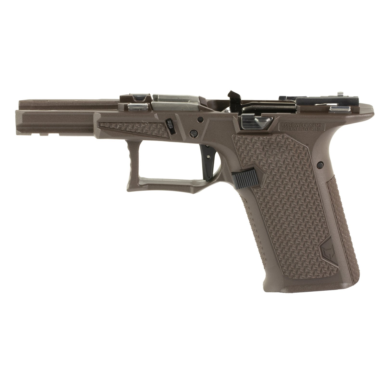 Lone Wolf Distributors Dusk Compact Textured Frame Brown Glock 19