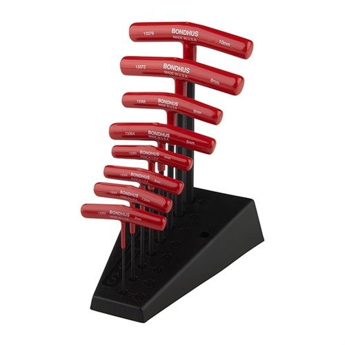 Bondhus 13389 Metric Hex T-Handle Set, 8-Piece - BONDHUS