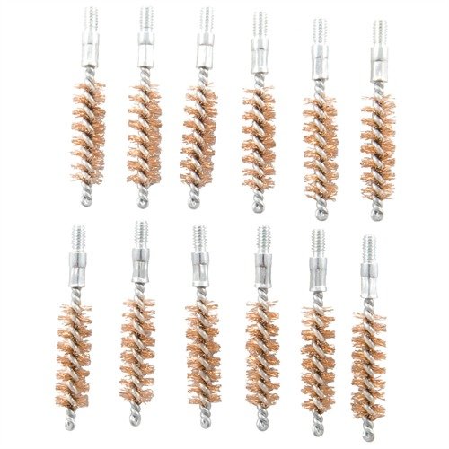 Buy Brownells Double-Tuff Bronze Pistol Brush 35-38 Caliber 12 Pack online