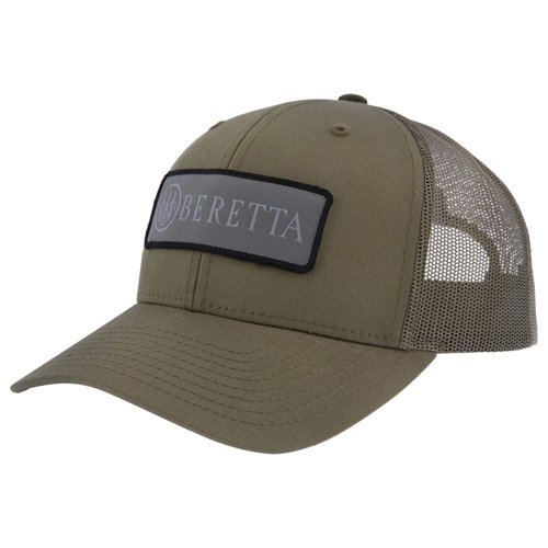 Beretta CAP SDY Trucker Rect Patch Mesh Back Dark Green BC018T16750716 - Beretta