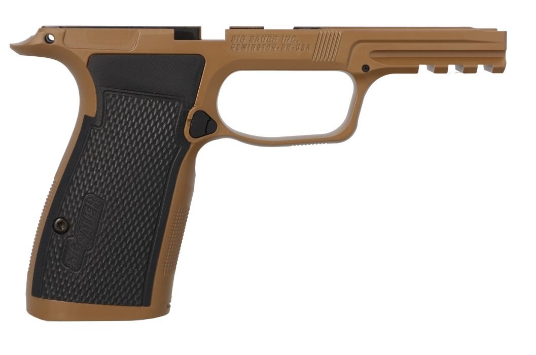SIG SAUER 8902056 P365-AXG Grip Module Coyote 1913 Picatinny Rail Medium Grip Size 8902056