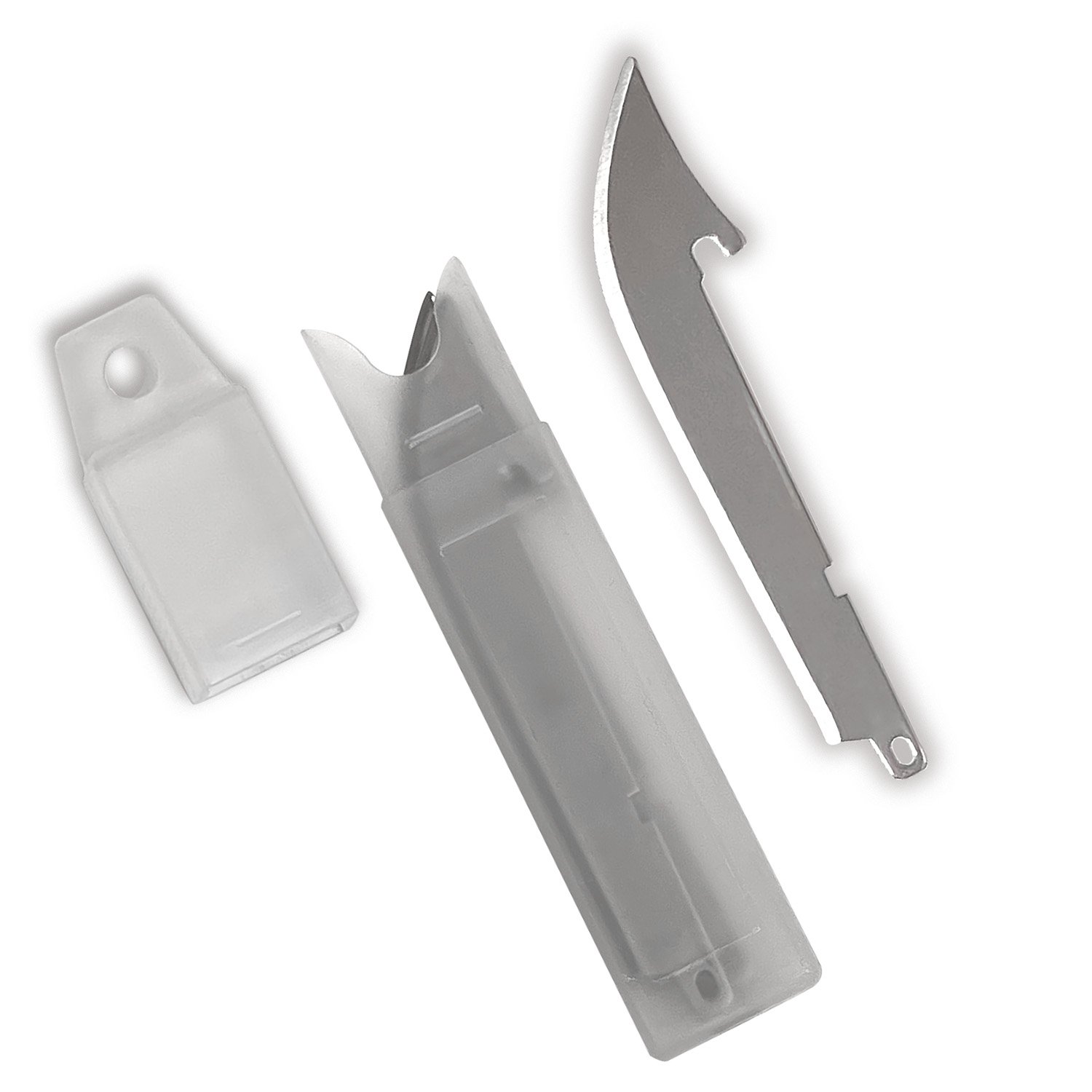 AccuSharp 742C Razor Knife Replacement Blades 3.50" Stainless Steel 6-Pack - FPI