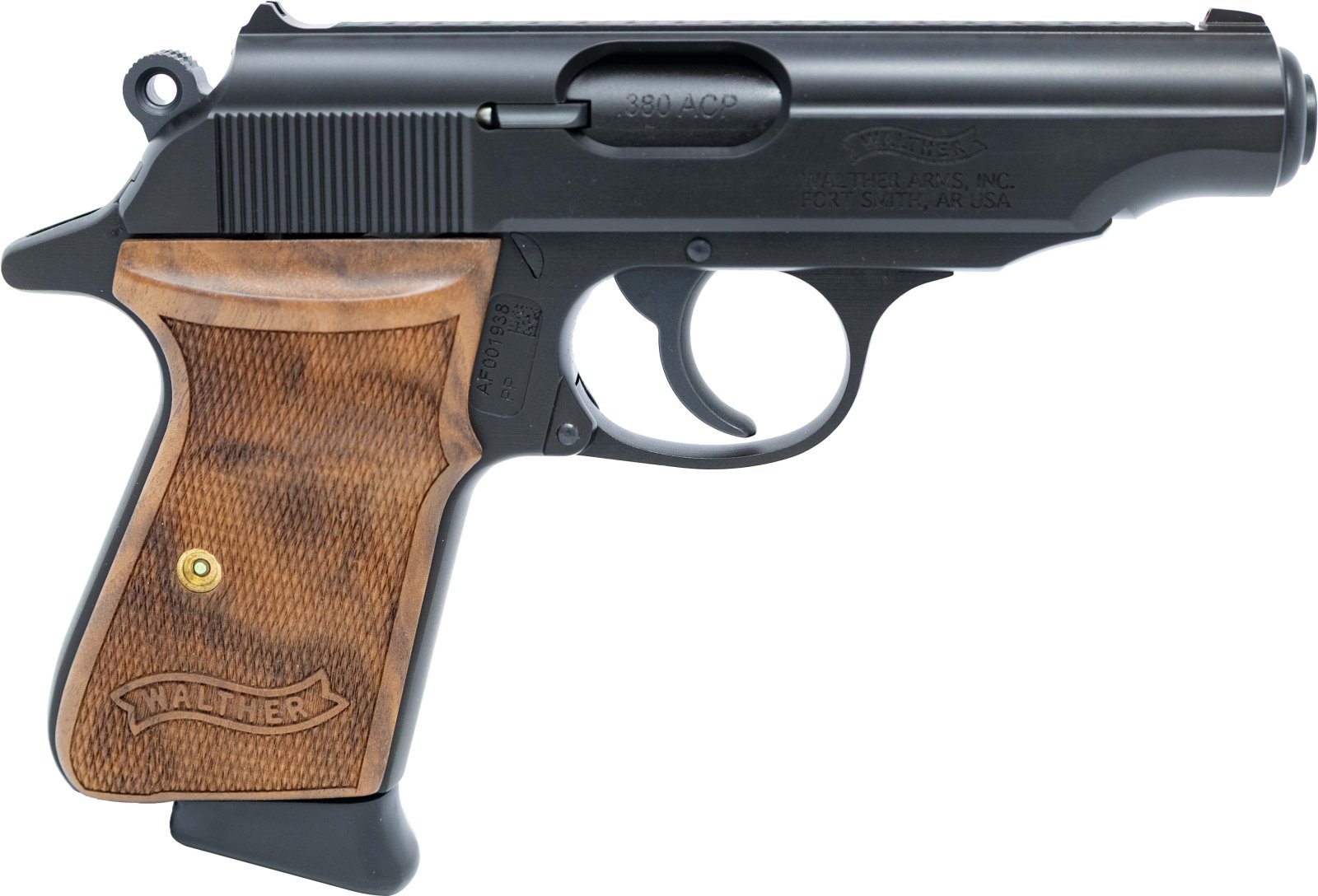 Walther PP PP 380 Manufactured in Fort Smith/ AR 7+1 3.9 Black - Walther - 380Manufacturer