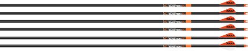 Easton 029027 Arrow 6.5mm Bowhunter 500 with 2" Bully Vanes 6-Pack - Easton