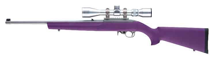 Hogue Ruger 10/22 Standard Barrel Purple Stock