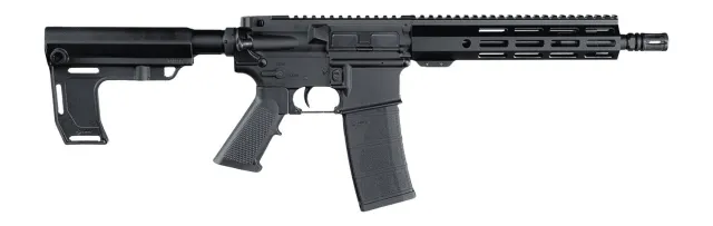 Andro Corp Industries 556105HBMPS ACI-15 Halo 5.56 NATO 30+1 10.50" Threaded Barrel, Black Anodized Aluminum Receiver w/Picatinny Rail, M-LOK Handguard, Black Polymer MPS, A2 Grip - ACI - 5.56 NATO