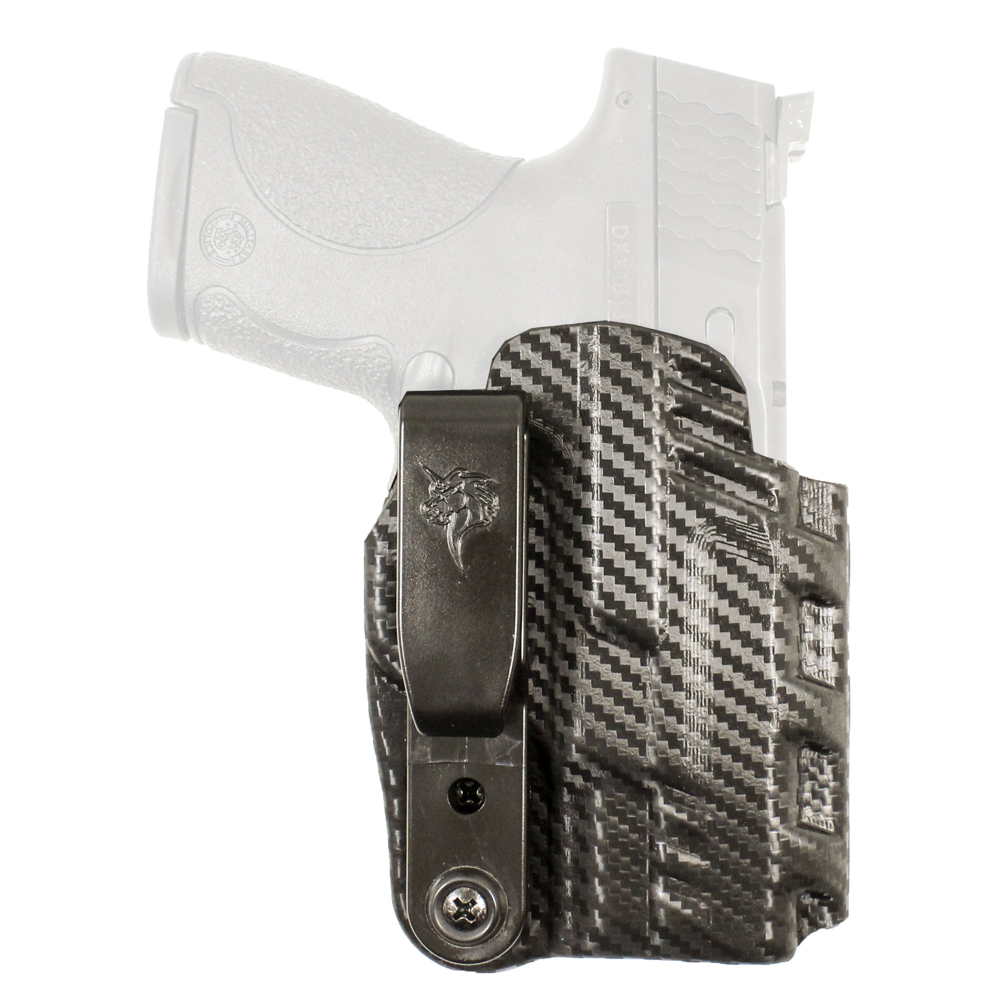 DeSantis 219KJX7Z0 Slim-Tuk IWB Holster, Ambidextrous, Carbon Fiber/Blue