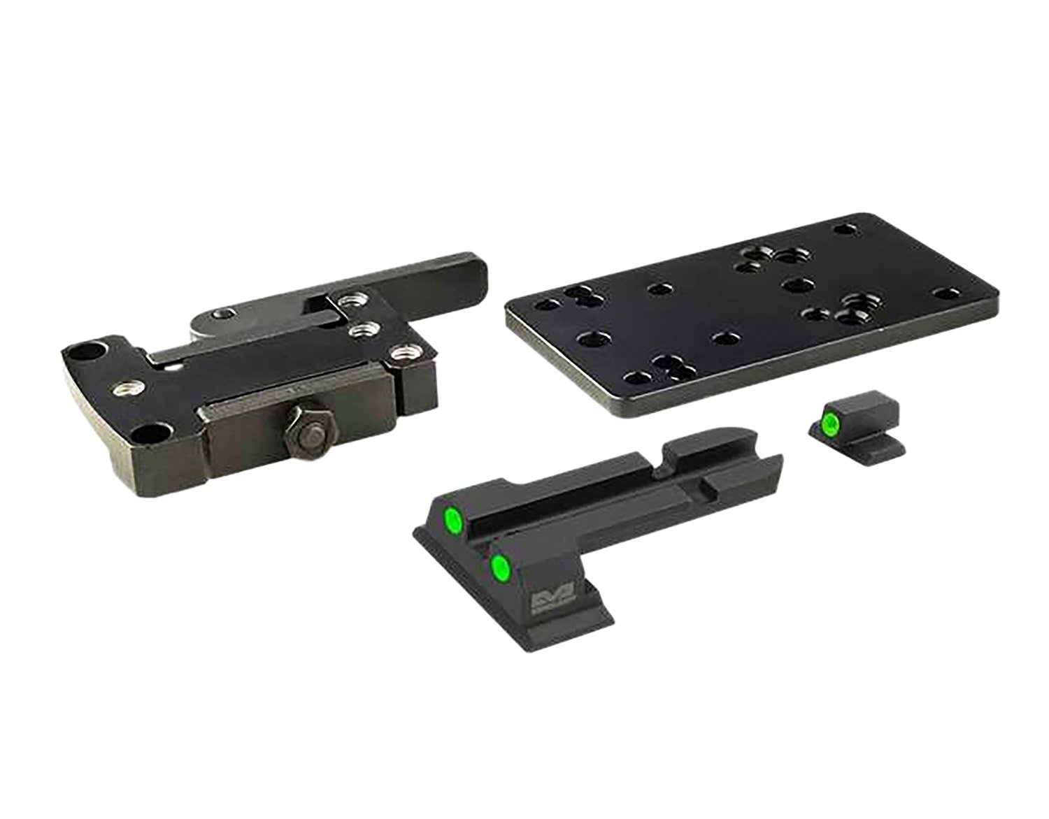 Meprolight 88071504 Micro RDS QD Adapter Black Steel S&W M&P