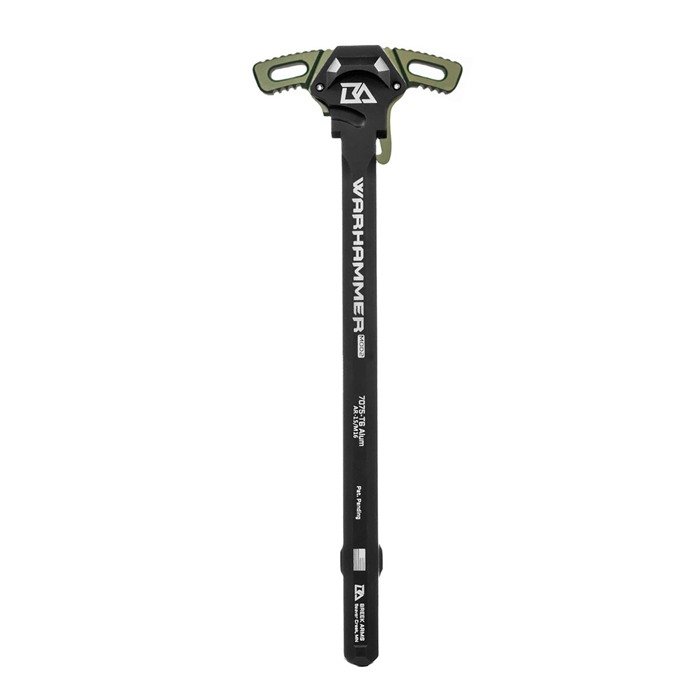 Breek Arms BRK555-RGREEN AR-15 Warhammer Micro Mod2 Ambi Charging Handle - Breek Arms - WARHAMMER