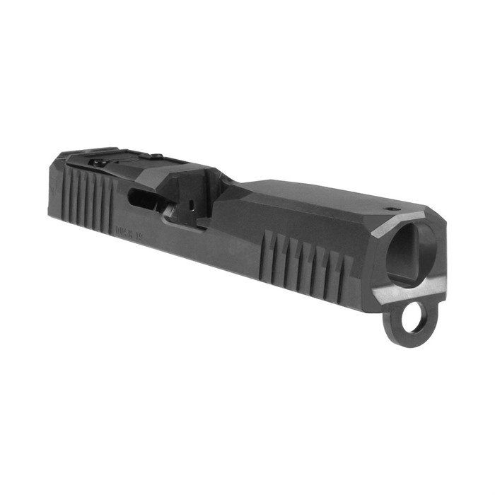Lone Wolf LWD-DKSLIDE19-G3-GG 9mm Gen3 RMR Cut Stripped Slide Graphite - Lone Wolf Distributors - 9 mm Luger