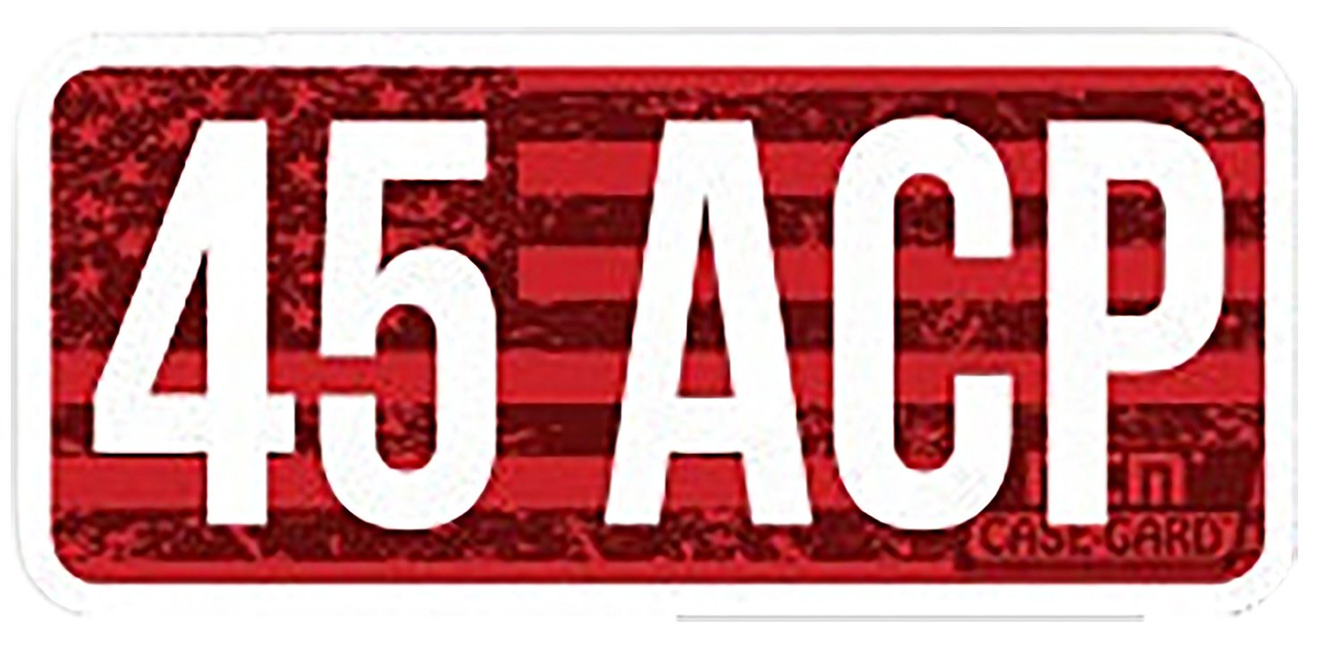 MTM Ammo Caliber Labels .45 ACP 8 Pack 2.25"x1.08" - MTM Case-Gard - 45 ACP