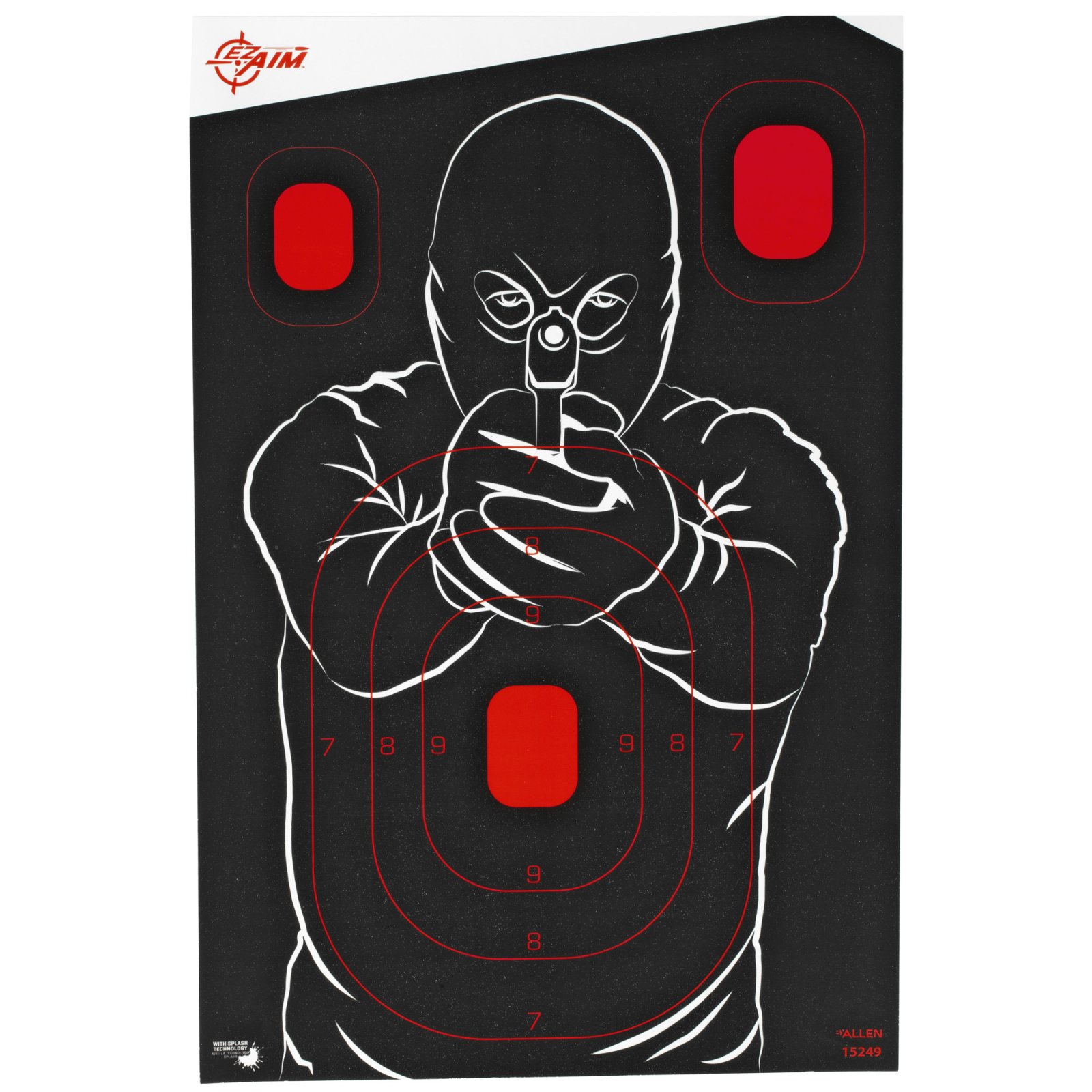 Allen 15249 Silhouette Target 12 in x 18 in Non-Adhesive 5 Pack - Allen Company