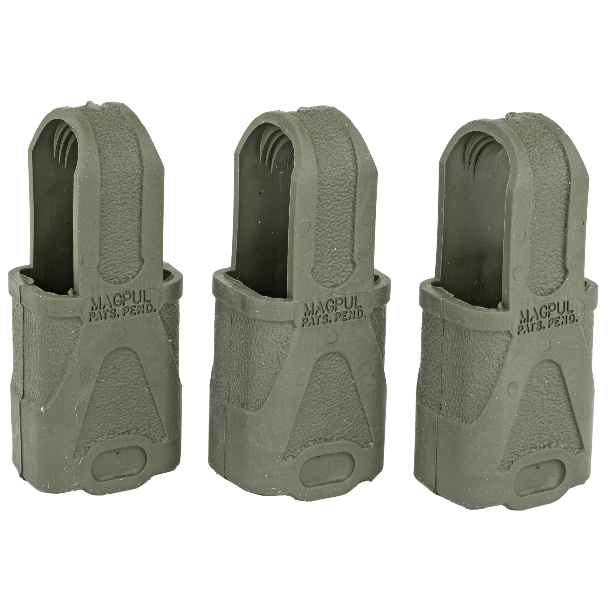 Magpul MAG003-ODG Original Magpul Made of Rubber w/ OD Green Finish for 9mm Subgun Mags/ 3 Per Pack