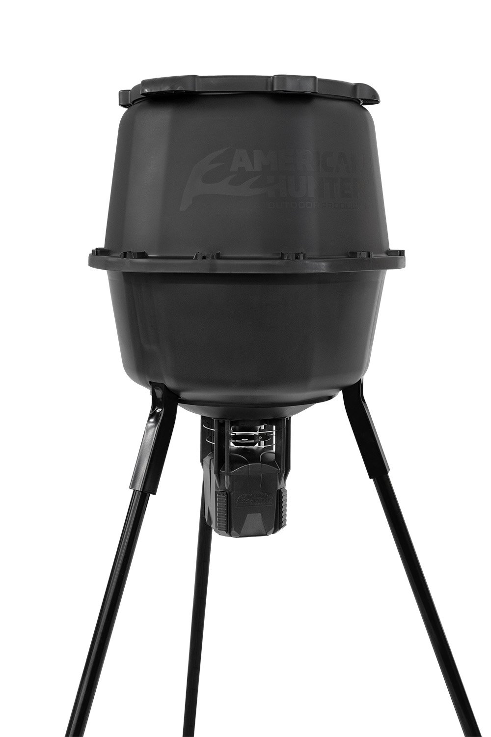 American Hunter AH225XDPRO Game Feeder 30 Gal, 16 Programs, Black - AHUNTR