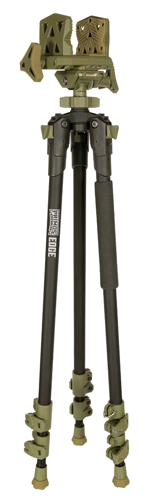 Primos Edge Tripod Aluminum 31-59 in Dark Earth 360 Panning Clamp - Primary Arms