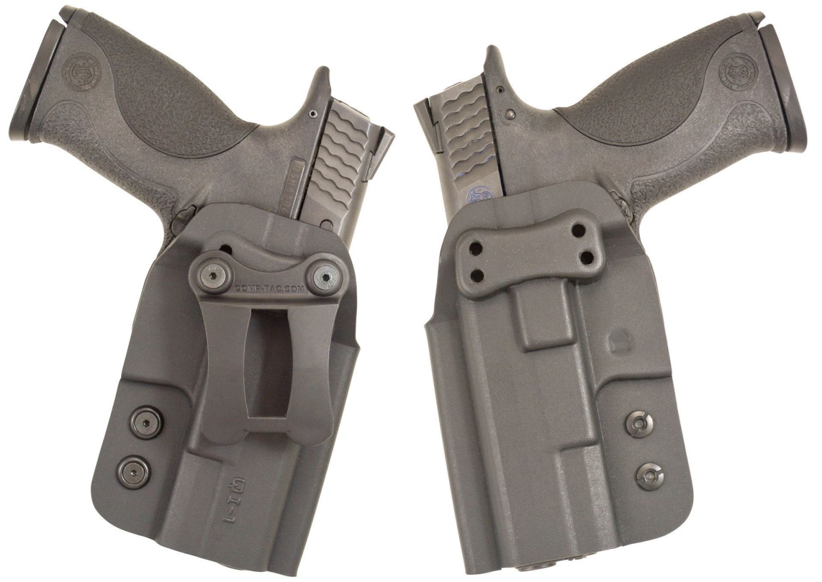 Comp-Tac C57200000NQ3N QI Compatible w/Glock 43 Black Kydex IWB