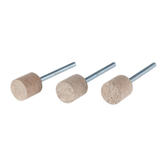 Brownells Mx Finishing Wheel 1/2"X 1/2" 320 Grit 3 Pack - Brownells