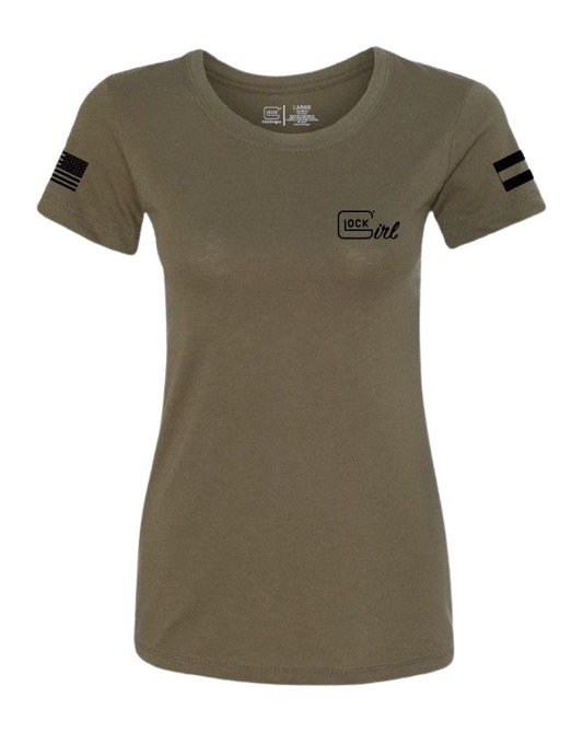 Buy Glock AP96371 Glock GIRL FLAG TEE 2XL GRN online