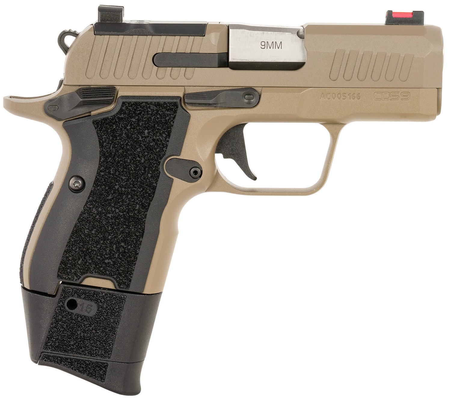 Kimber Mfg, Inc 3700881 CDS9 Lite 9mm Luger 15+1 3.18" Match Grade Barrel, Stainless Steel Optic Ready/Serrated Slide, Aluminum Frame w/Beavertail & Picatinny Rail, RMSc Footprint, Ambidextrous - Kimber Manufacturing, Inc. - 9mm Luger